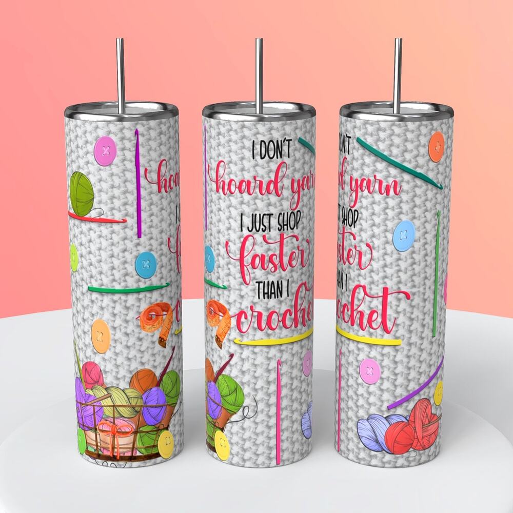 Crochet  20oz tumbler